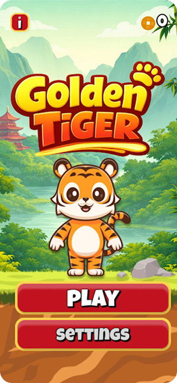 Golden Tiger Runner gameplay screenshot